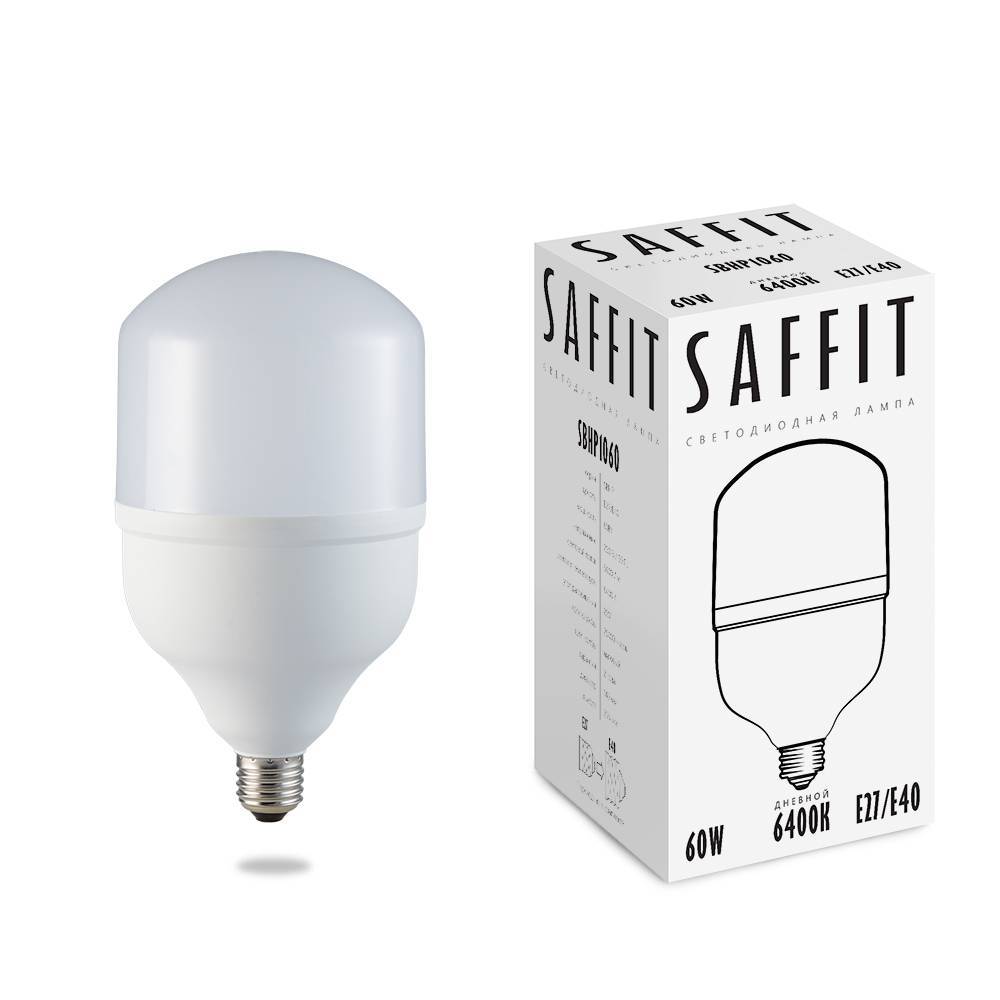 Светодиодная лампа Saffit 55097 E27-E40 60Вт Белый 6400К