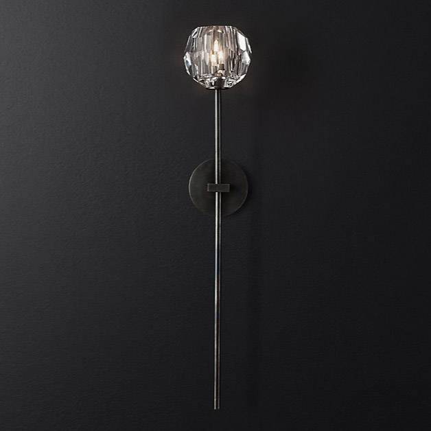 Бра Restoration Hardware Boule De Cristal Grand Single Sconce Bronze