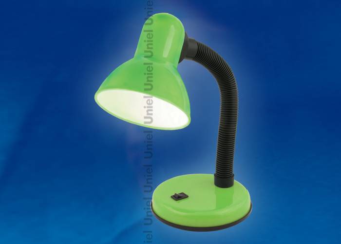 Настольная лампа Uniel TLI-224 Light Green. E27