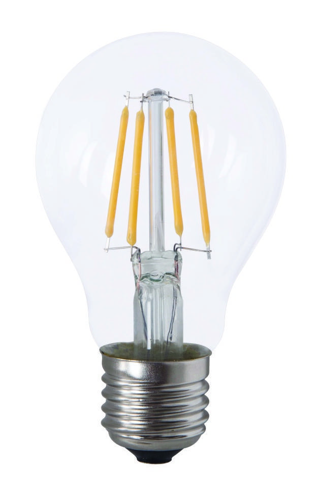 Светодиодная лампа Elvan E27-7W-6000К-A60-fil E27 7Вт Холодный белый 6000К