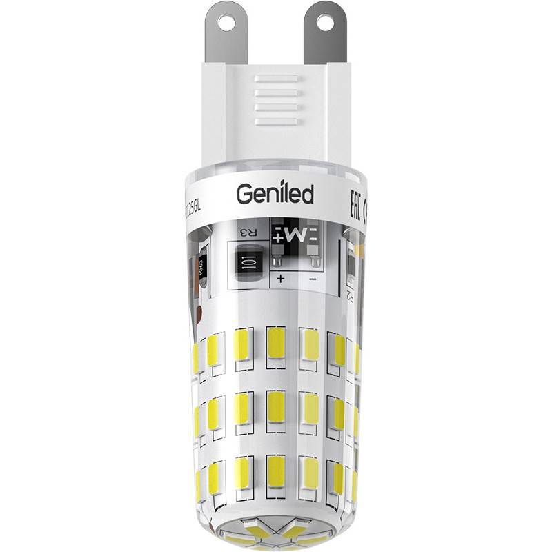 Светодиодная лампа Geniled Лампы капсулы G4/G9 01256 G9 4Вт Теплый 2700К