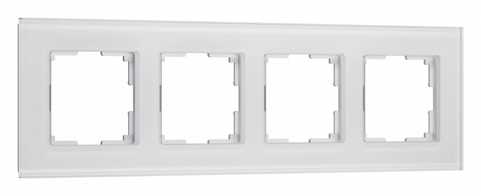 Рамка на 4 поста Werkel Senso белый soft-touch W0043101