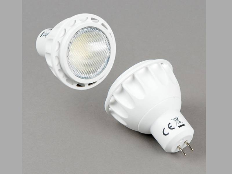 01 Светодиодная лампа Elvan MR16-7W-3000К-60D GY5.3 7Вт Теплый белый 3000К
