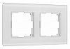 Рамка на 2 поста Werkel Senso белый soft-touch W0023101