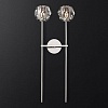 Бра Restoration Hardware Boule De Cristal Grand Double Sconce Polished Nickel