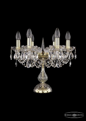 Настольная лампа Bohemia Ivele Crystal 1402 1402L/6/141-39/G