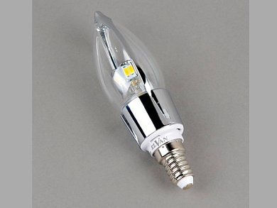 Светодиодная лампа Elvan E14-5W-6000K-Q100B-SL E14 10Вт Холодный белый 6000К