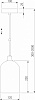 Подвесной светильник Eurosvet Bambola 50357/1 латунь