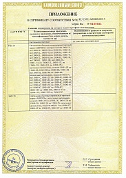 Сертификат №2 от бренда Аврора