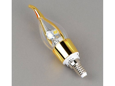 Светодиодная лампа Elvan E14-5W-6000K-Q100A-GD E14 5Вт Холодный белый 6000К