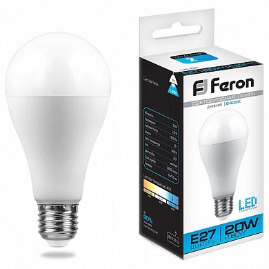 Лампа светодиодная Feron LB-98 E27 20Вт 6400K 25789
