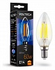 Лампа светодиодная Voltega Crystal E14 6Вт 2800K VG10-C1E14warm6W-F