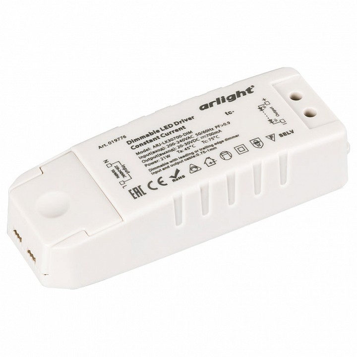 Блок питания Arlight ARJ-LK30700-DIM (21W, 700mA, PFC, Triac)