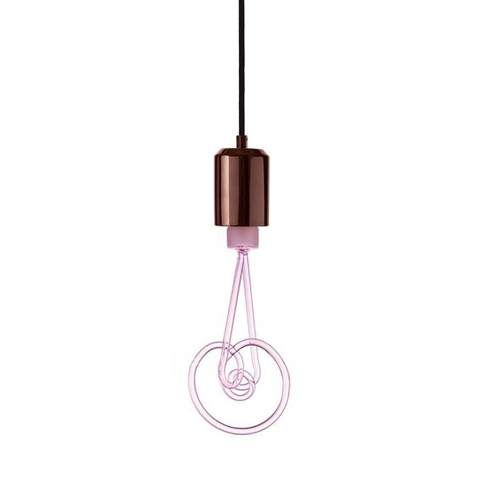 Подвесной светильник Seletti T-Holder Twist Pink