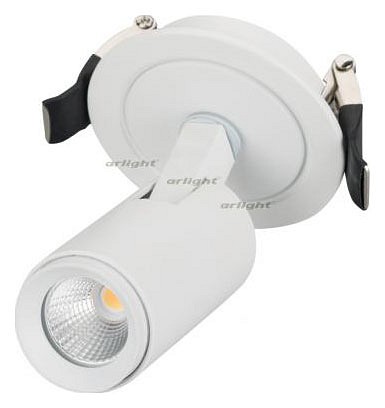 Встраиваемый светильник на штанге Arlight LGD-LUMOS-R35-5W Warm3000 (WH, 38 deg) 024284