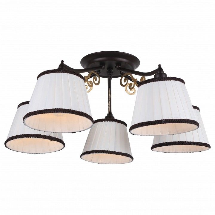 Потолочная люстра Arte Lamp Capri A6344PL-5BR