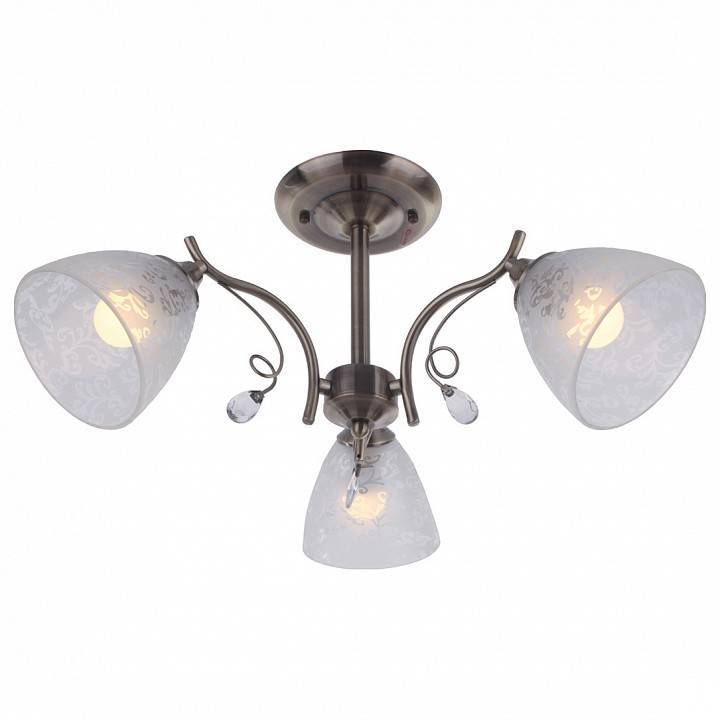 Люстра на штанге IDLamp 852 852/3PF-Oldbronze