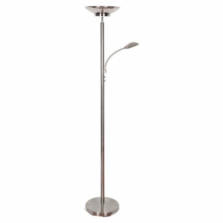 Торшер с подсветкой IDLamp Quanti 282/2P-LEDWhitechrome