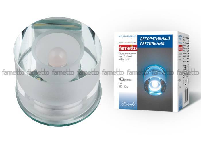 Светильник точечный Fametto DLS-L114 G9 GLASSY/CLEAR