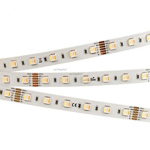 Лента светодиодная Arlight RT 2-5000 24V RGBW-MIX 12mm (5060-One, 60 LED/m, LUX) 026363