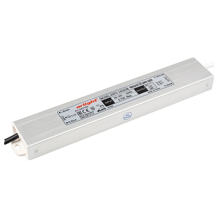 Блок питания Arlight ARPV-24060-SLIM-B (24V, 2.5A, 60W)