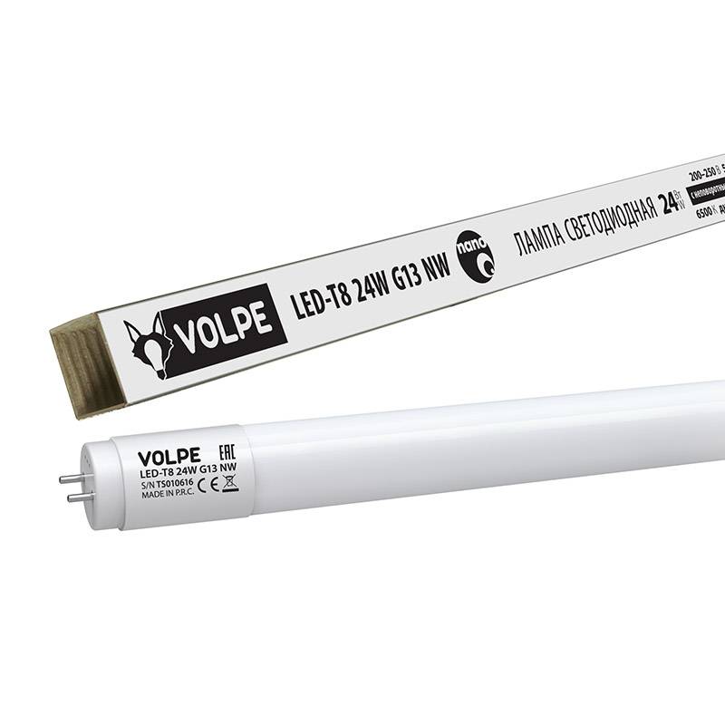 Люминесцентные лампа Volpe Nano LED-T8-24W/NW/G13/FR/FIX/N