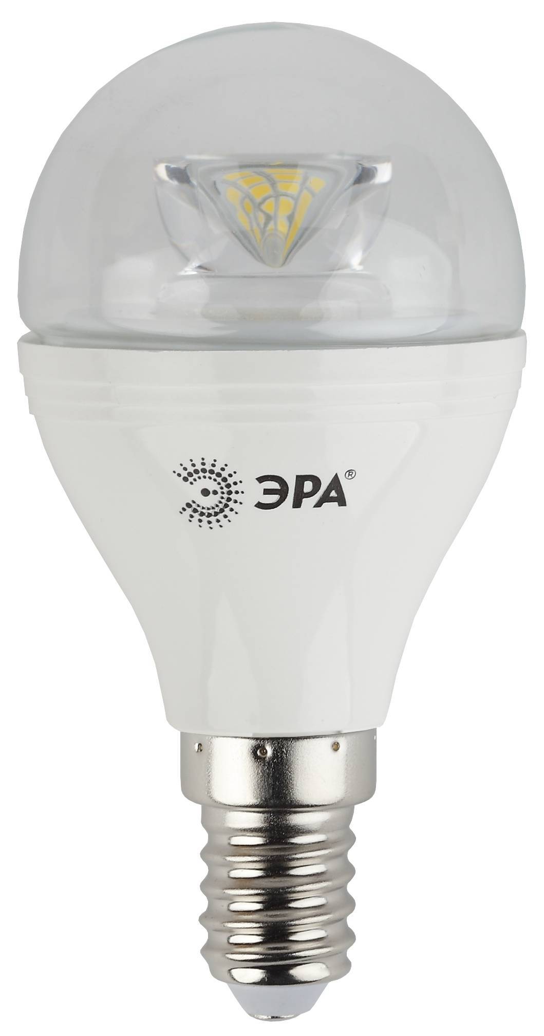 Светодиодная лампа ЭРА LED P45-7W-827-E14-Clear