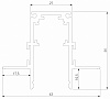 Трек встраиваемый Elektrostandard Slim Magnetic a067504