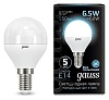 Лампа светодиодная Gauss LED Globe E14 6.5Вт 4100K 105101207