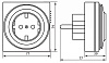 Розетка с таймером Feron TM32 23203