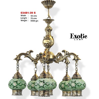 Люстра подвесная Exotic Lamp 03481-39 S