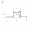 Профиль встраиваемый Arlight SL-LINIA 043118
