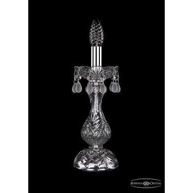 Настольная лампа Bohemia Ivele Crystal 1410 1410L/1-31/Ni/V0300
