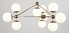 Люстра на штанге Imperiumloft Modo Chandelier White Glass 40,514