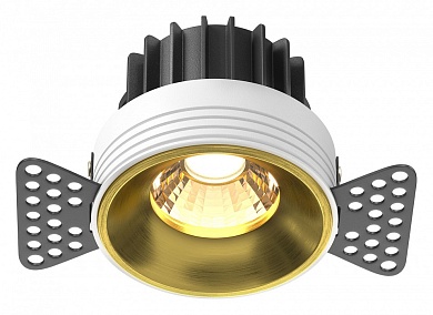 Встраиваемый светильник Maytoni Round DL058-12W3K-TRS-BS