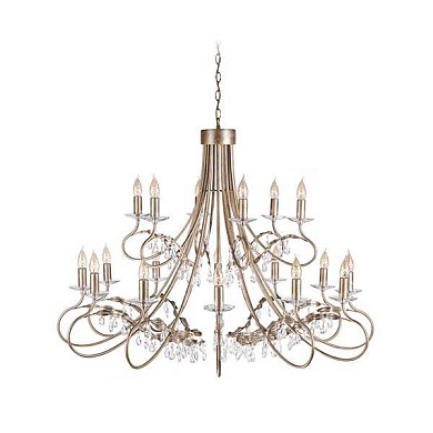 Подвесная люстра Elstead Lighting Christina CRT18 SIL/GOLD