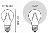 Лампа светодиодная Gauss Filament E27 12Вт 4100K 102902212