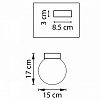 Накладной светильник Lightstar Globo 812013
