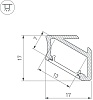 Профиль накладной угловой внутренний Arlight ALM 026693(1)