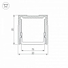 Профиль накладной Arlight SL-SLIM 047631