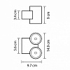 Накладной светильник Lightstar Paro LED 352692