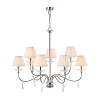 Подвесная люстра Elstead Lighting Finsbury Park FP9 POL NICKEL