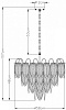 Подвесная люстра Arte Lamp Evie A4052LM-12SG