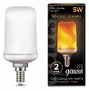 Лампа светодиодная Gauss LED T65 Corn Flame E14 5Вт 1500K 157401105