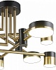 Люстра на штанге Natali Kovaltseva Loft Led LED LAMPS 81369 GOLD BLACK