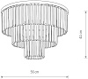 Потолочная люстра Nowodvorski Cristal M 7628