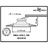 Встраиваемый светильник Novotech Farfor 369865