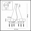 Подвесная люстра Lumion Santiago 4515/6