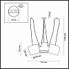 Подвесной светильник Odeon Light Foks 4103/3