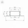 Профиль встраиваемый Arlight FANTOM 046423